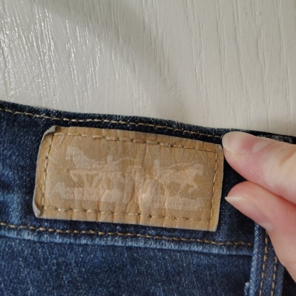 Levi's Navy Plus Size 16 Woman Bootcut Jeans - Picture 5 of 7